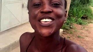 Crazy bitch keeps twerking in her clothes until she chooses to twerk completely naked