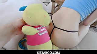 Sistaboo - Petite 18+ Blonde Teen 18+ Stepsister Allie Addison Family Fucked To Orgasm By Stepbrother During Video Game Session POV