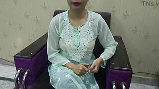 i watched this hot indian girl saara get fingered and fucked by her landlord, creampie in her shaved pussy