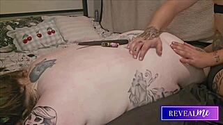 Revealme Curvy Babe Massage Hot Wax Back And Tit Drip Fetish