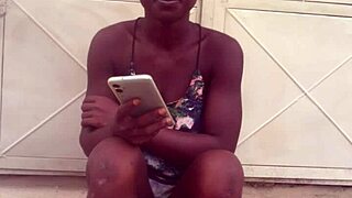 Crazy bitch keeps twerking in her clothes until she chooses to twerk completely naked