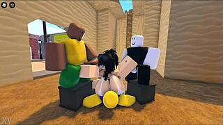 Does Zaki Get Fucked In This Roblox Gangbang?