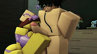 noob slut in a bikini swimsuit gets fucked by a femboy