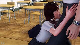 ph brunette suck her teacher classroom