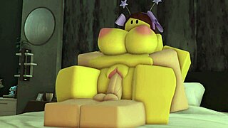 noob slut in a bikini swimsuit gets fucked by a femboy