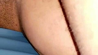 horny ebony wife cheats during massage, getting a quick cum