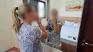 POV watching Mrs. Moema fuck a black guy up close 😍