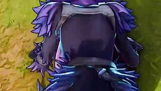 xraven69x gets her fortnite big butt fucked