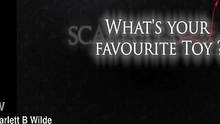 Scarlett B Wilde - Q & A - Favourite Sex Toy Coin With Brunette Milf