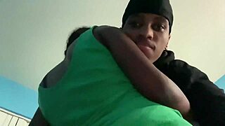 glamorous is sucking dredagloden1's big black cock so adorably in the bedroom