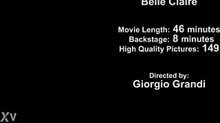 Belle Claire in perfect DAP position, no pussy or anal, three swallows, gaping asshole!