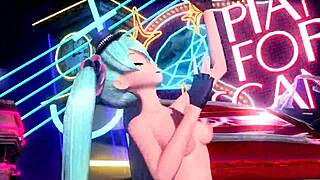 Hatsune miku piano x forte x scandal project diva nude mod full nude with big tits and ass