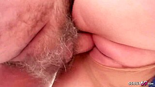 Old guy seduces curvy nylon teen 18+ to fuck outdoor in snow, evoking deep emotions