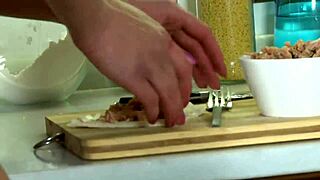 i'm the housewife getting fucked passionately in the kitchen right now