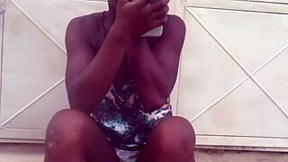 Crazy bitch keeps twerking in her clothes until she chooses to twerk completely naked