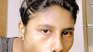 Horny couple engages in passionate fucking with deepthroat and cumshot