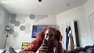 Stepsister provides free use oral and vaginal sex to gaming stepbrother in full POV video featuring redhead roleplay, dirty talk, and taboo piercing