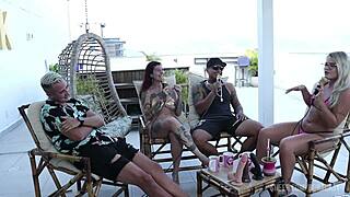 Compilados do casal kobra no bora cast com bruna carlos - parte 3 watch on sheer red!