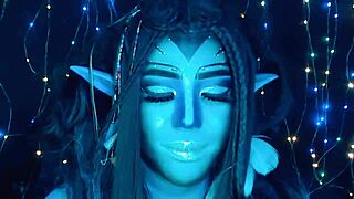 She lives for avatar, dancing beautifully on webcam