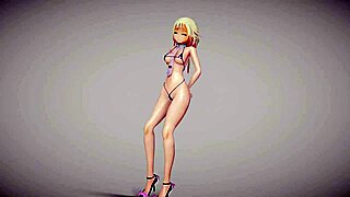mmd r18 apple pie micro bikini skirt one