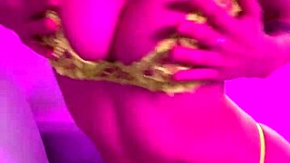 A hot girl passionately strips and fingers herself in a sensual solo session.