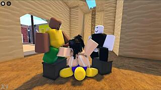 Does Zaki Get Fucked In This Roblox Gangbang?