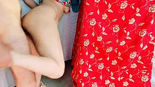 homemade video of indian muslim woman in hijab with desi man