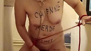 2024 07 24 slave f self-spanking submissive and uro