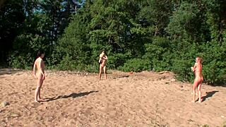 purefilmstv - 4 girls go camping and have fun with each other