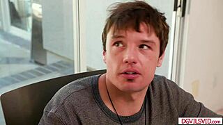 Watch that guy tit-fucking his friend's busty stepmom!