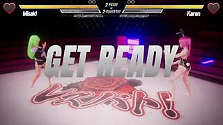 Lesbian Battle 6: Intense Emotions In Masturbation, Fingering, Sex, And Anal.