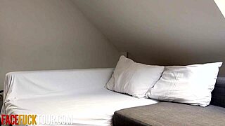 Watch her drool on that huge cock?