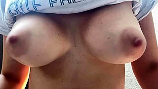 oh fuck, those big boobs bouncing with hard nipples in slow motion!