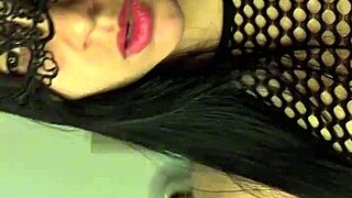 sexy amateur with big natural tits fucks her wet pussy