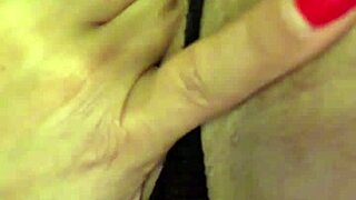 sexy amateur with big natural tits fucks her wet pussy