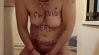 2024 07 24 slave f self-spanking submissive and uro