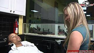 Blonde Slut With Small 18+ Tits Seduces Bbc And Gets Cumshot In Mouth