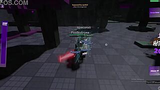 Fucking random sluts in a Roblox combat game condo