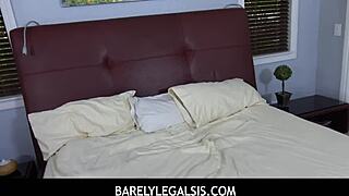 dani and sophia raid stepbro's room for blowjobs