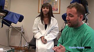 i experiment with eliza shields in latex gloves backstage in florida