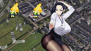 Lady Working in Office