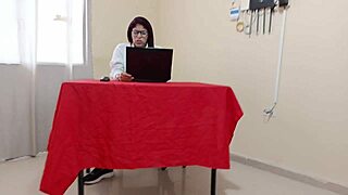 Hey, I spot this gorgeous milf watching porn and grab the chance to have her suck my cock and fuck her hard.