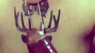 Blonde Amateur Sucks Big Cock, Gets Facial Cumshot