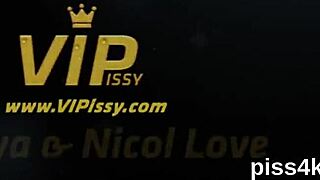 Erotic Lezzie Teens Get Covered With Piss And Squirt Wet Cunts