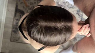 my roommate's boyfriend pounded me hard in the kitchen 😈