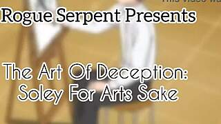 I tricked her with my feet in the classroom.