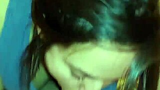 Married woman sneaks over for oral while husband rests