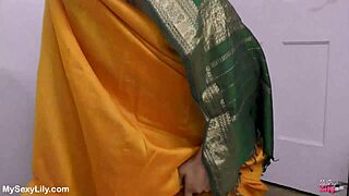 Big Boobs Indian Stepmom With Her Stepson Dirty Talking And Sex