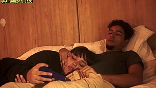 Watching movie with stepfather, accidentally swallowed his dick 😱