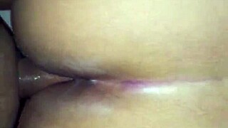 Amateur Couple Engages In Intense Doggy Style Sex On The Bed